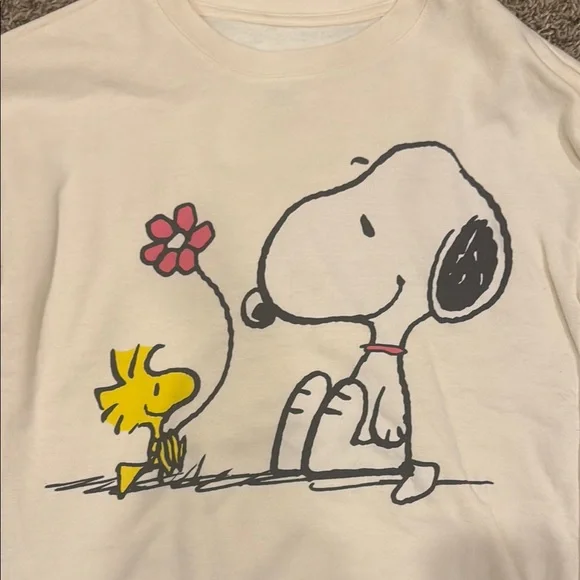 Peanuts Cream XS Sweatshirt - Picture 3 of 4